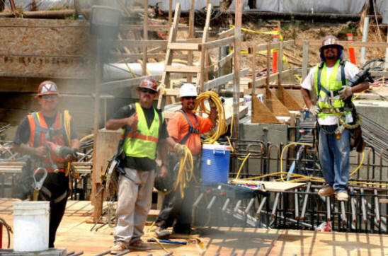 image of construction workers