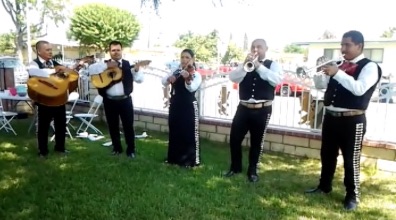 Mariachi Oro y Plata / backyard birthday event