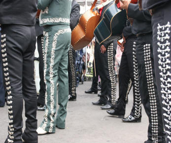 Mariachi Plaza Directory.com original image " mariachis-legs"