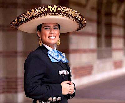 Mariachi Mestizo - Young girl Mariachi with sombreo